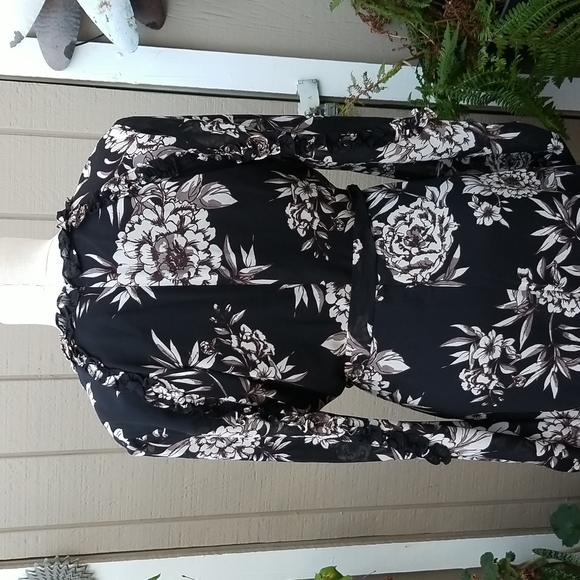 Bardot Floral Romantic Wrap Dress Size 6 - Picture 8 of 16